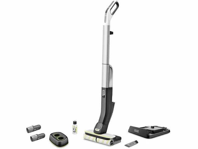 Kärcher floor cleaner fc 4-4 draadloze harde vloer reiniger 90m² per acculading - accuduur 30 min. - afbeelding 1 van  6