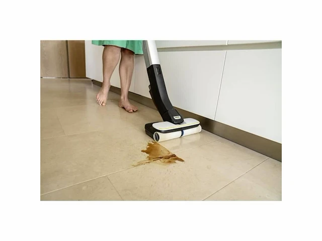 Kärcher floor cleaner fc 4-4 draadloze harde vloer reiniger 90m² per acculading - accuduur 30 min. - afbeelding 3 van  6