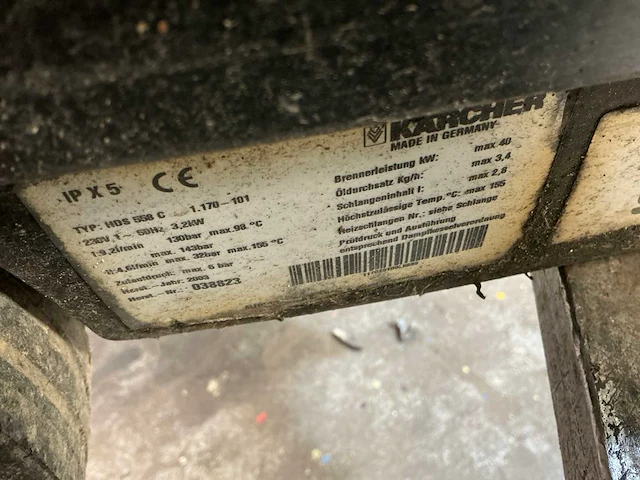 Karcher hds 558 c hogedrukreiniger - afbeelding 7 van  7