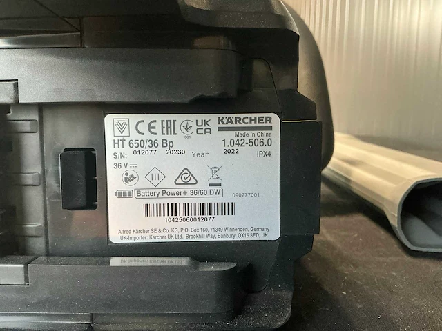 Karcher ht 650/36 bp professionele heggenschaar - afbeelding 3 van  11