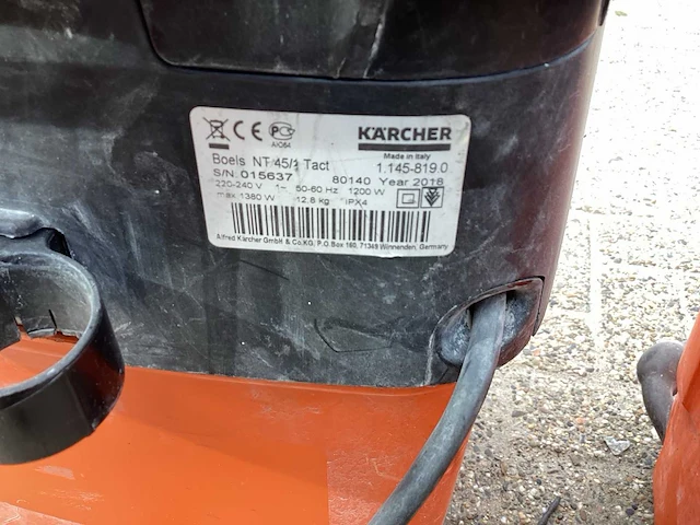 Kärcher industriële stofzuiger (2x) - afbeelding 6 van  6