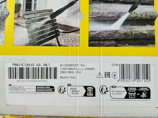 Kärcher k4 compact hogedrukreiniger - afbeelding 7 van  7