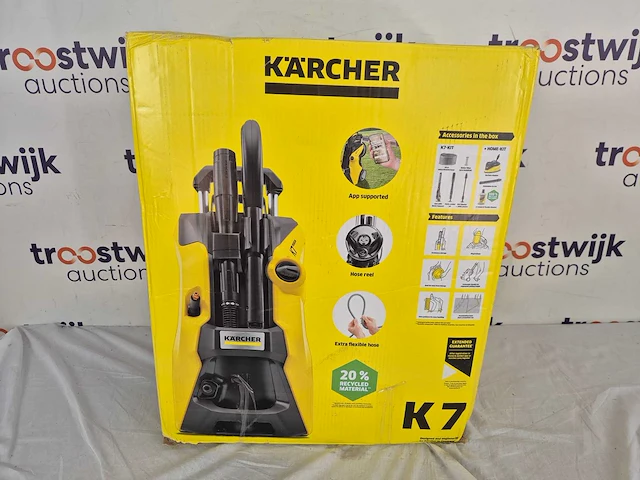 Karcher k7 premium power flex hogedrukreiniger - 600 l/u - 3000 w - 180 bar - afbeelding 2 van  2