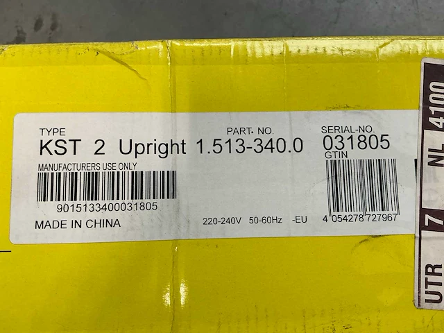 Kärcher kst2 upright easyfix stoomreiniger - afbeelding 2 van  3