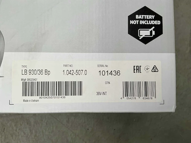 Kärcher lb 930/36 professionele bladblazer - afbeelding 2 van  5