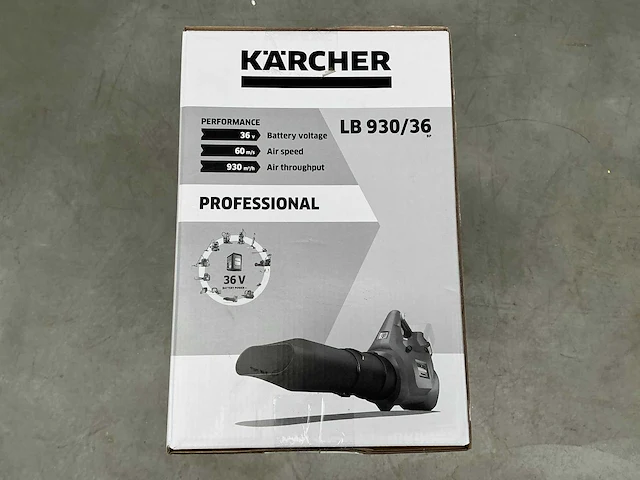 Kärcher lb 930/36 professionele bladblazer - afbeelding 3 van  5