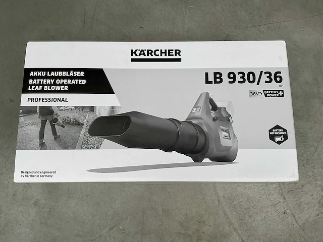 Kärcher lb 930/36 professionele bladblazer - afbeelding 4 van  5