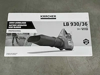 Kärcher lb 930/36 professionele bladblazer - afbeelding 4 van  5