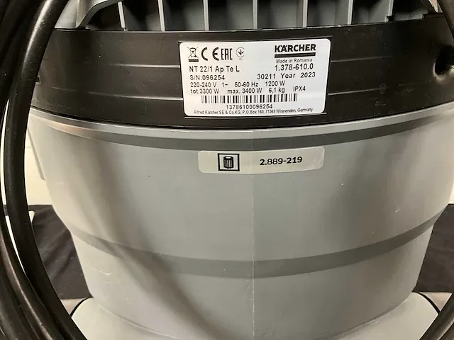 Karcher nt 22/1 ap te l stofzuiger - afbeelding 6 van  12