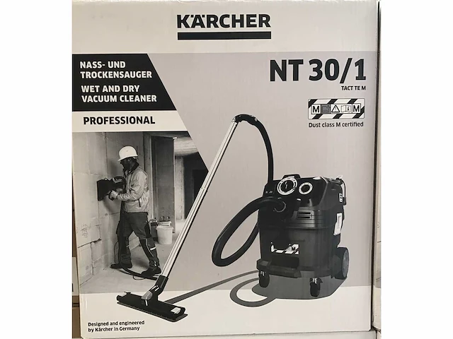 Kärcher nt 30/1 tact te meu - 1.148-235.0 professionele industriële stofzuiger - afbeelding 2 van  5