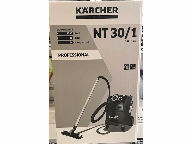 Karcher nt 30/1 tact te meu - 1.148-235.0 professionele industriële stofzuiger - afbeelding 4 van  5