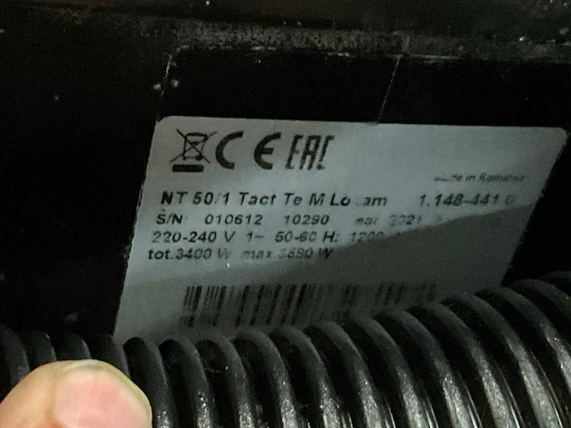 Karcher nt 50/1 tact te m industriële stofzuiger - afbeelding 6 van  6