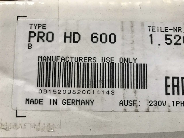 Karcher pro hd600 hogedrukreiniger - afbeelding 5 van  8