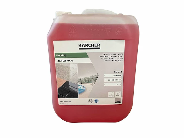 Kärcher rm751 professioneel reinigingsmiddel 10 liter (2x) - afbeelding 2 van  4