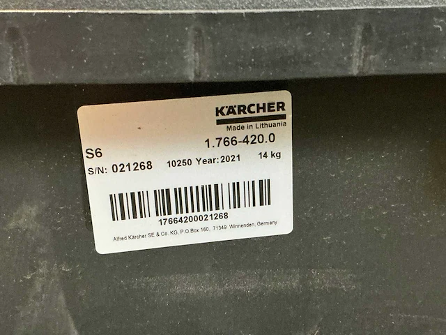 Kärcher s6 industriële veegmachine - afbeelding 6 van  6