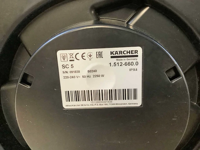 Kärcher sc 5 stoomreiniger - afbeelding 6 van  6