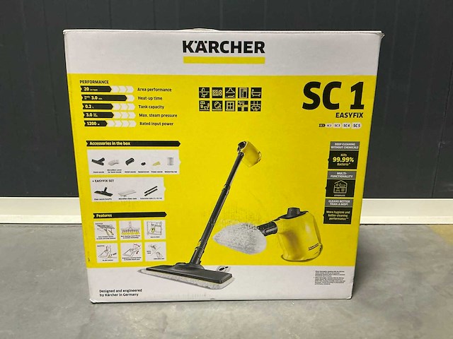 Kärcher sc1 easyfix stoomreiniger - afbeelding 4 van  6