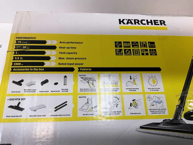 Karcher sc3 easyfix stoomreiniger - afbeelding 7 van  7