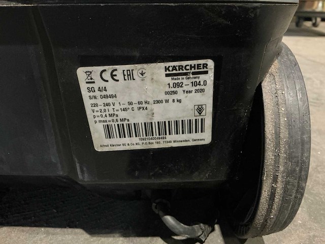 Kärcher sg4/4 stoomreiniger - afbeelding 5 van  6