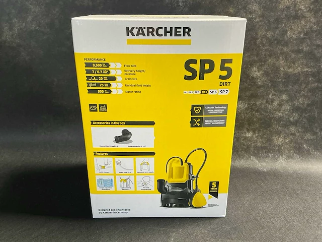 Kärcher sp5 dirt waterpomp - afbeelding 5 van  5