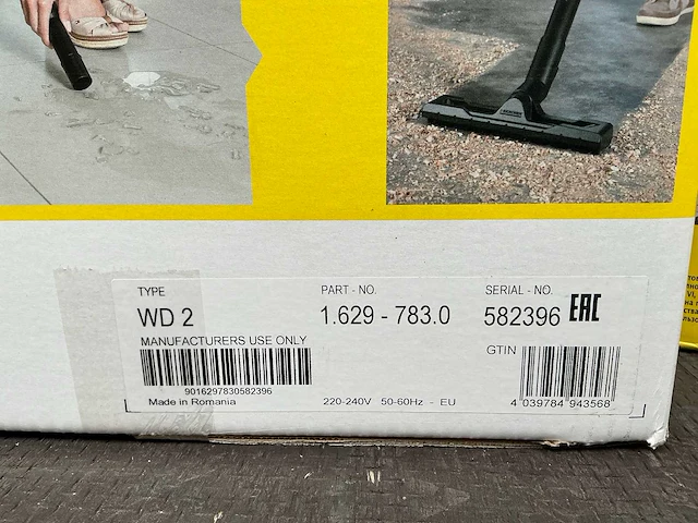 Kärcher wd2 nat/droog stofzuiger - afbeelding 3 van  3
