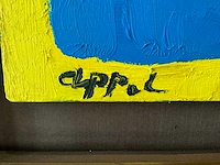 Karel appel (1921-2006) - twee personages- olieverf op doek - afbeelding 4 van  11
