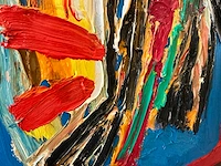 Karel appel (1921-2006) - twee personages- olieverf op doek - afbeelding 5 van  11
