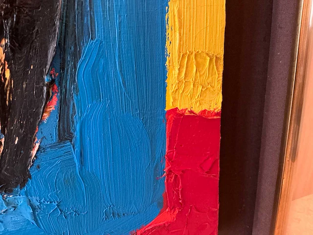 Karel appel (1921-2006) - twee personages- olieverf op doek - afbeelding 9 van  11