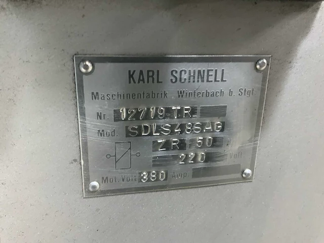 Karl schnell 112-fd2/175 pomp - afbeelding 9 van  9