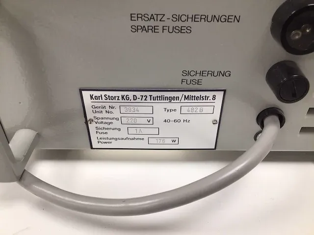 Karl storz 482b lichtbron endoscopie - afbeelding 4 van  4