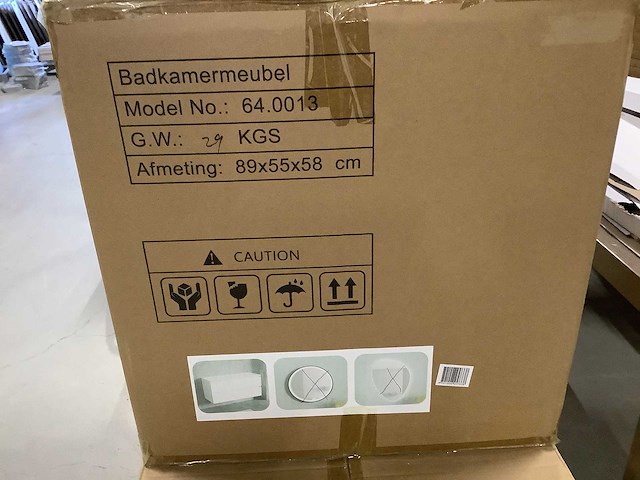 Karo - 64.0013 - badkamermeubel zonder wasbak. 80 cm breed. - afbeelding 3 van  3