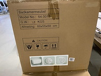 Karo - 64.0013 - badkamermeubel zonder wasbak. 80 cm breed. - afbeelding 3 van  3