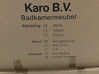 Karo - 64.0013 - badkamermeubel zonder wasbak. - afbeelding 2 van  4