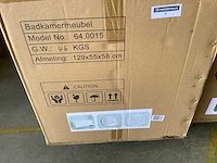 Karo - 64.0015 - badkamermeubel zonder wasbak met 2x led spiegel - afbeelding 2 van  3