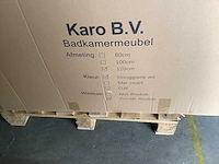 Karo - 64.0015 - badkamermeubel zonder wasbak met 2x led spiegel - afbeelding 3 van  3