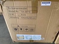 Karo - 64.0019 - badkamermeubel zonder wasbak met led spiegel - afbeelding 2 van  3