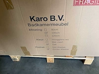 Karo - 64.0019 - badkamermeubel zonder wasbak met led spiegel - afbeelding 3 van  3