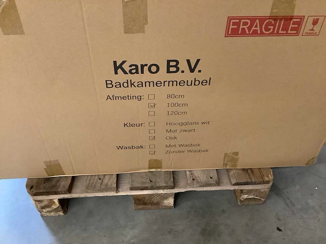 Karo - 64.0019 - badkamermeubel zonder wasbak. - afbeelding 3 van  3