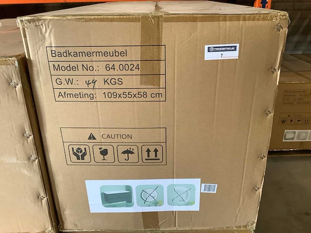 Karo - 64.0024 - badkamermeubel met wasbak. - afbeelding 2 van  3