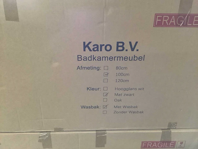 Karo - 64.0024 - badkamermeubel met wasbak. - afbeelding 3 van  3