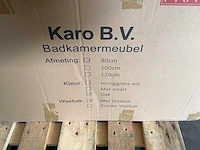 Karo - 64.0026 - badkamermeubel met wasbak en led spiegel - afbeelding 3 van  4