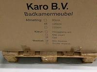 Karo - 64.0027 - badkamermeubel met wasbak. - afbeelding 2 van  4