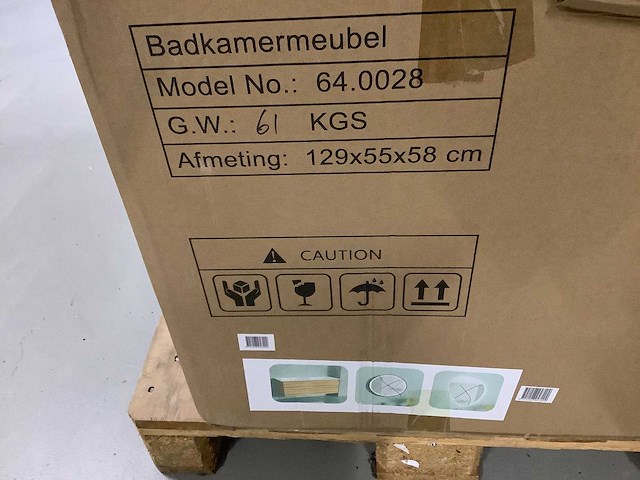 Karo - 64.0028 - badkamermeubel met wasbak. 120 cm breed. - afbeelding 3 van  3