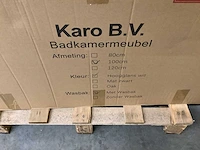 Karo - 64.0029 - badkamermeubel met wasbak met led spiegel - afbeelding 3 van  3