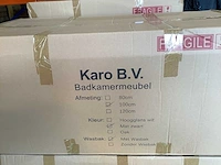Karo - 64.0030 - badkamermeubel met wasbak en led spiegel - afbeelding 3 van  4