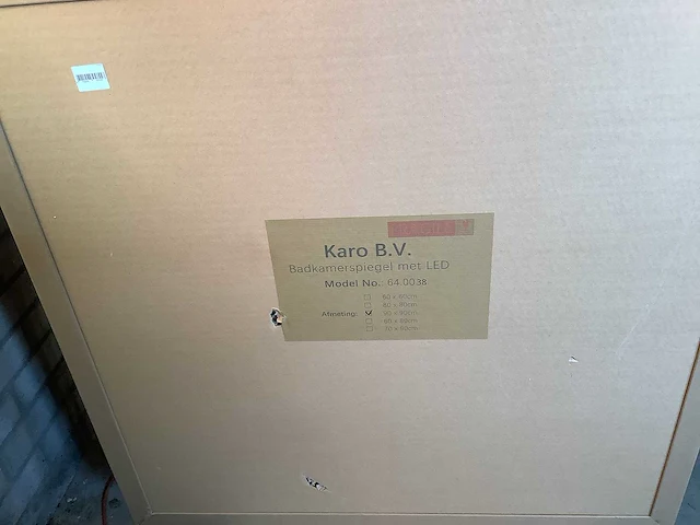 Karo - 64.0030 - badkamermeubel met wasbak en led spiegel - afbeelding 4 van  4