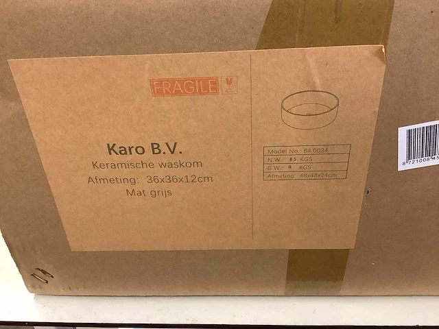 Karo - 64.0034 - waskom 36x36x12 cm. - afbeelding 3 van  3