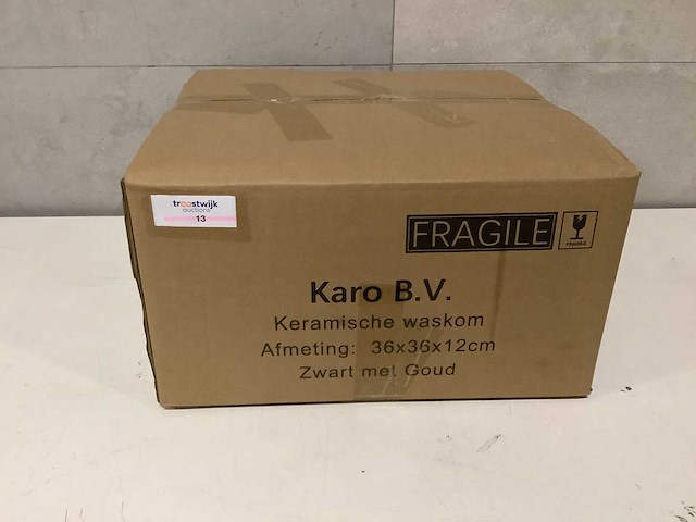 Karo - 64.0035 - keramische waskom 36x36x12 cm - afbeelding 2 van  4