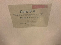 Karo - 64.0038 - badkamerspiegel 90x90 cm met led - afbeelding 2 van  3