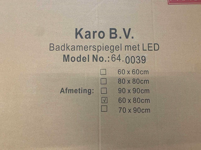 Karo - 64.0039 - badkamerspiegel met led - afbeelding 3 van  3